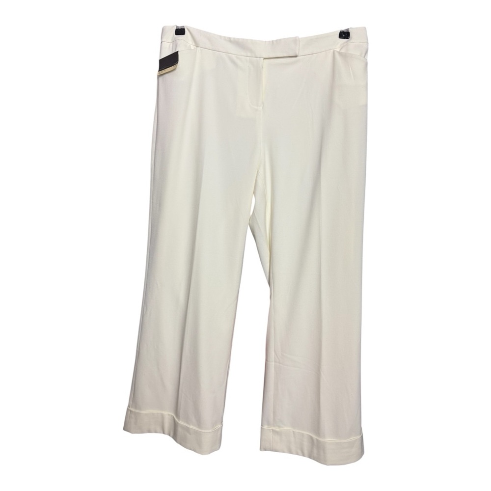 Lane Bryant Cream Wide-Leg Dress Pants NWT